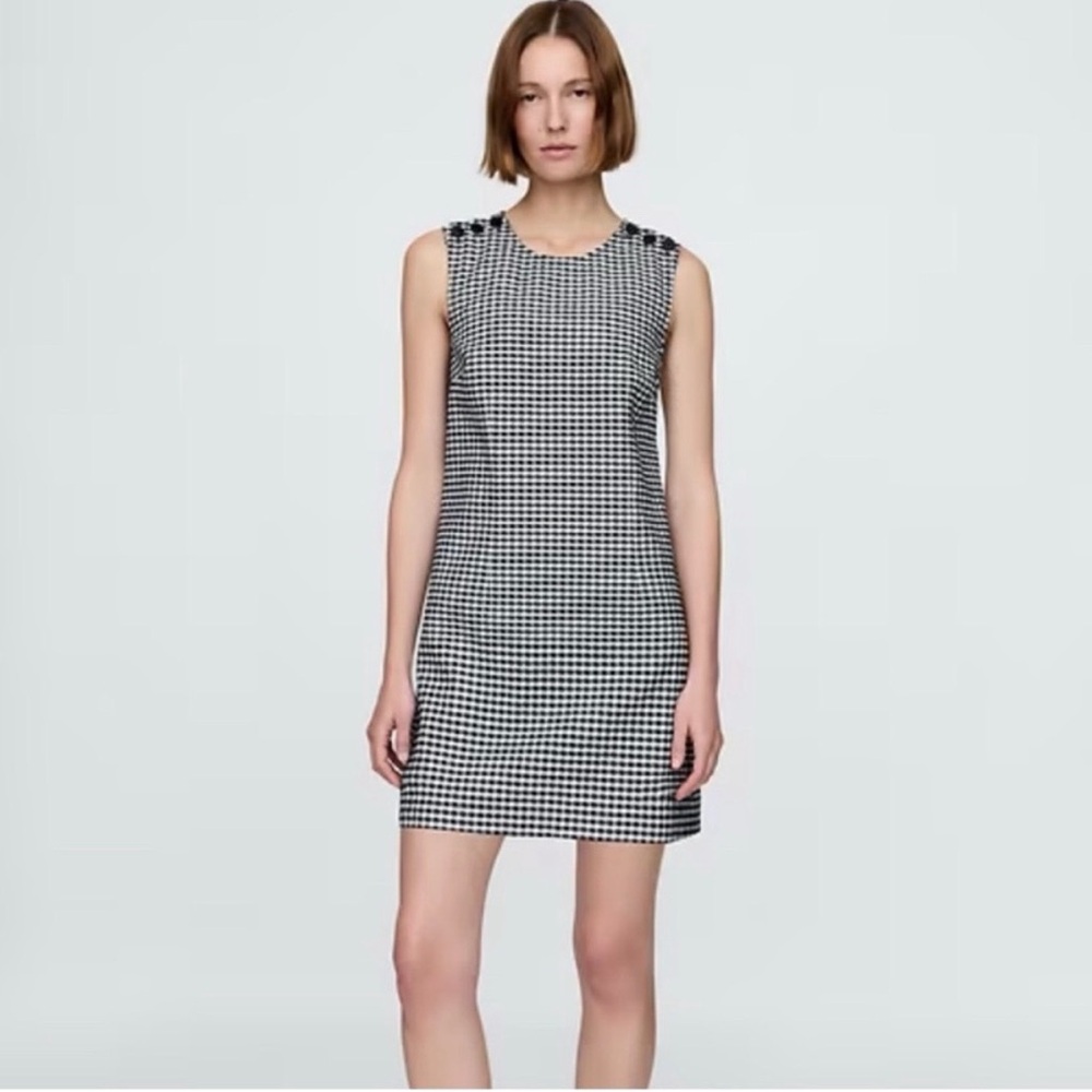 Gap Doen gingham dress size 6 new with tags